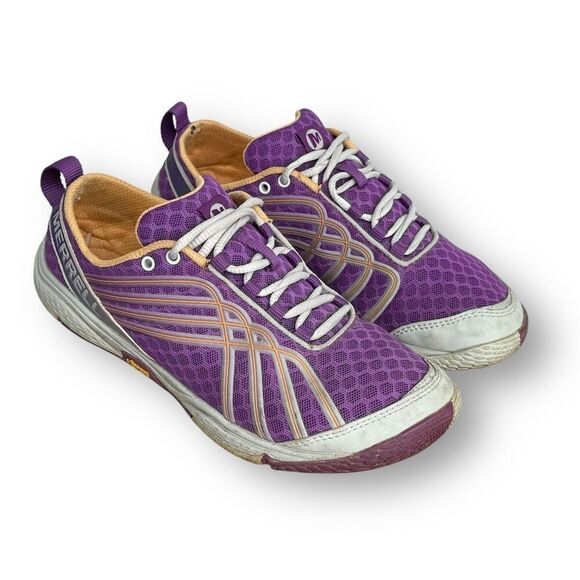Merrell Women's Athletic Shoes Purple Size 7 Vibram Soles Trail Running - Picture 5 of 13